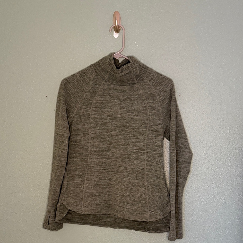 Green Avalanche Fleece Turtleneck
